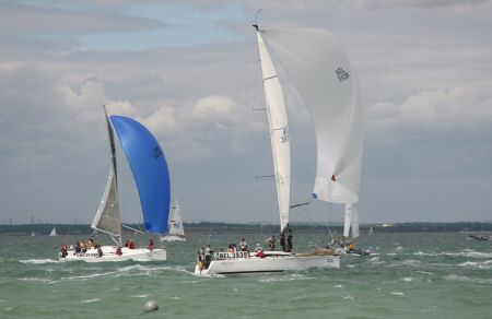 The finish - Cowes Week